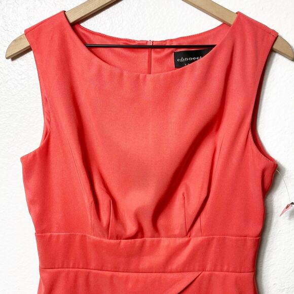 Connected Apparel Orange Ruffle Women Dress 10 BRAND NEW WITH TAGS - Picture 5 of 5